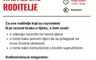 Novi ciklus Škole za razvedene roditelje