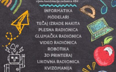 Radionice u Domu mladih za vrijeme trajanja drugog dijela zimskih praznika