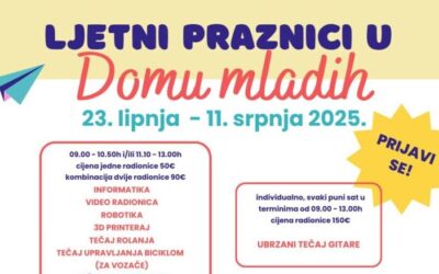 Ljetni praznici u Domu mladih