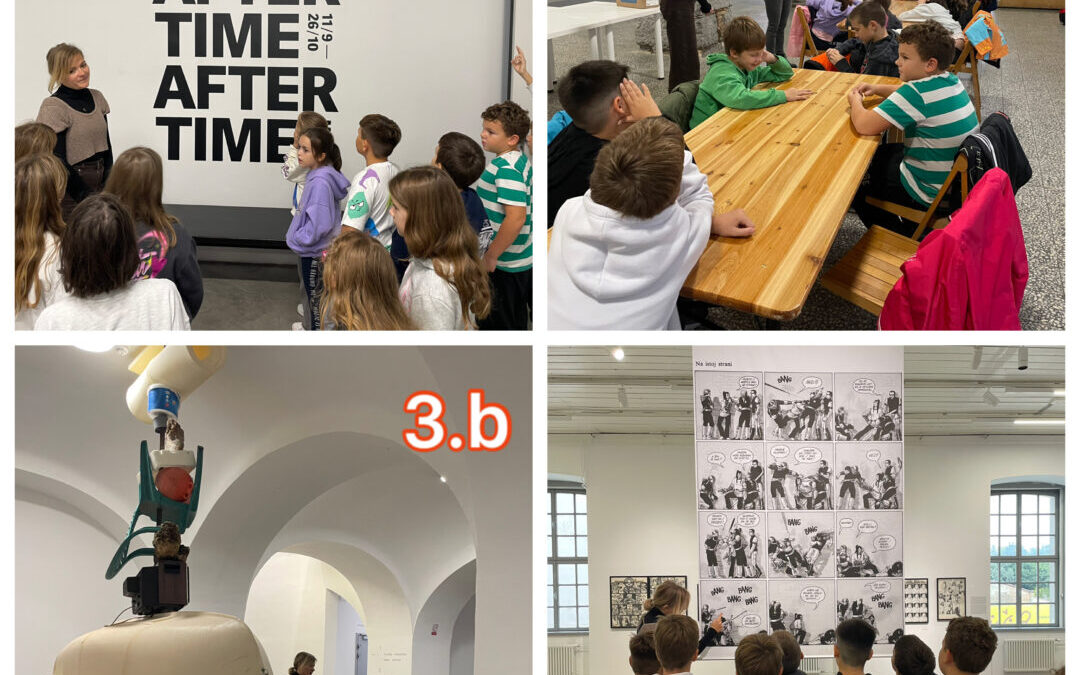 Trećaši na izložbi „Time After Time After Time“