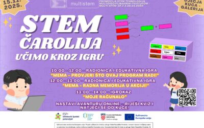 Poziv na radionice „STEM čarolija: Učimo kroz igru“