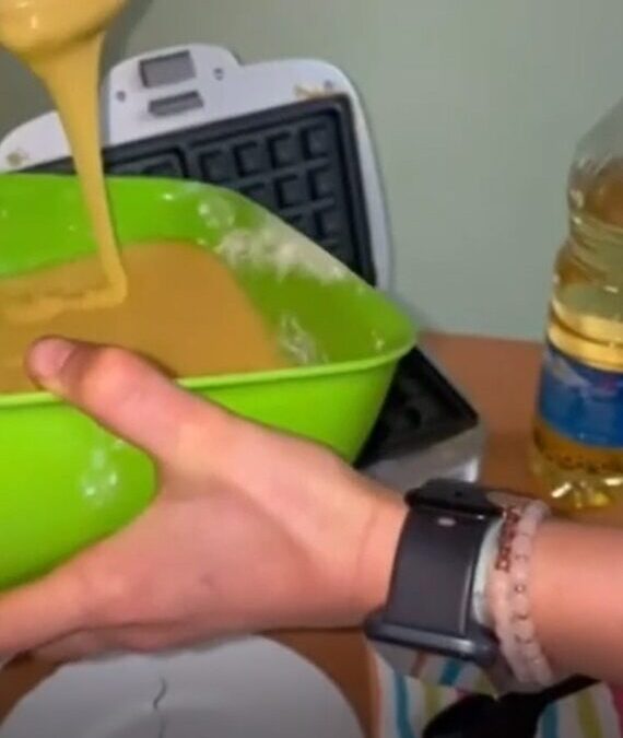 Božićni waffle za posljednji nastavni dan