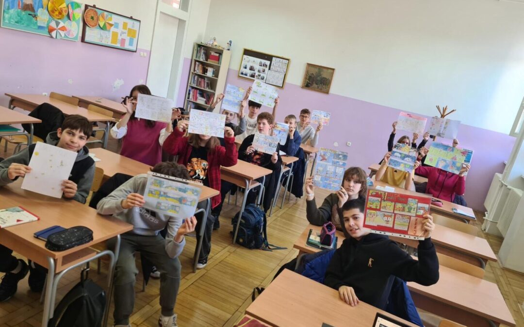 eTwinning projekt „Lektiru u ruke…“ u 8. d