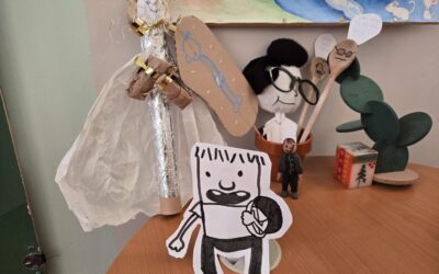 Kreativna lektira – lutkice pričalice i Gregov dnevnik (5. c)