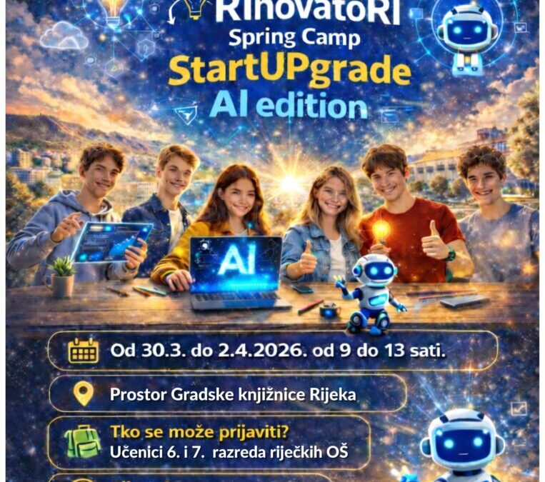 „RInovatoRI Spring Camp 2026 – StartUpGrade: AI edition“