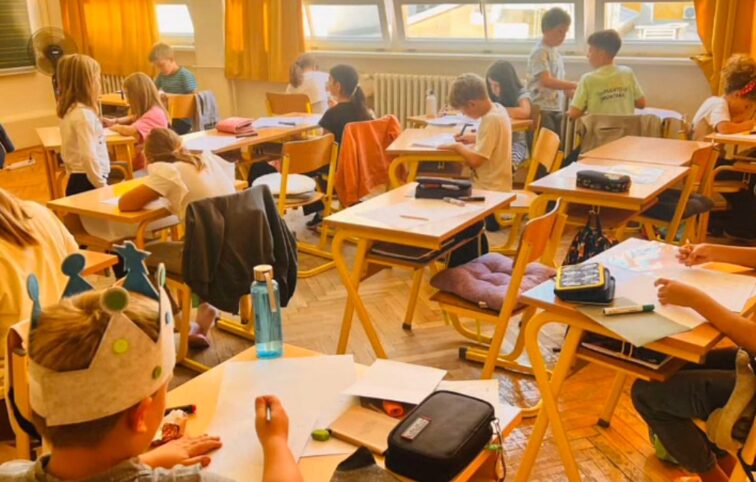 Cijanotipija – literarni crtež u 3. a